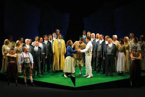 Das Ensemble des Freies Landestheater Bayern.