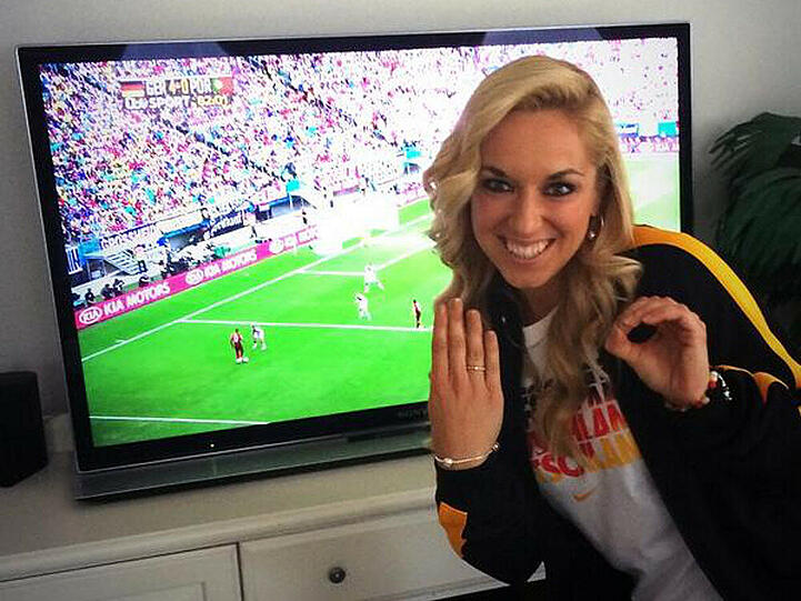 Sabine Lisicki nach dem Auftacktmatch der Deutschen.