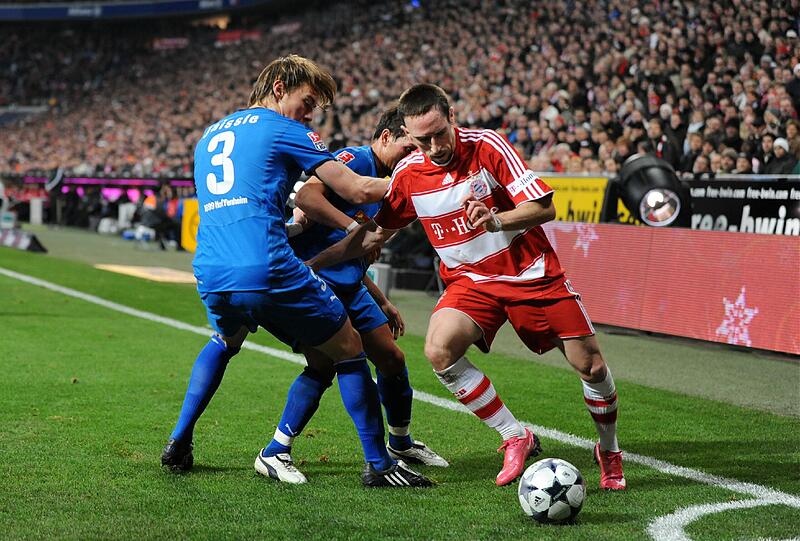 Ebenfalls am 16. Spieltag kam Rangnick damals mit dem Überraschungsaufsteiger Hoffenheim nach München.