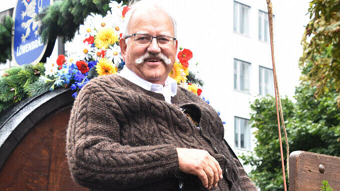 War bisher Wirt des Löwenbräu-Zelts: Wiggerl Hagn.