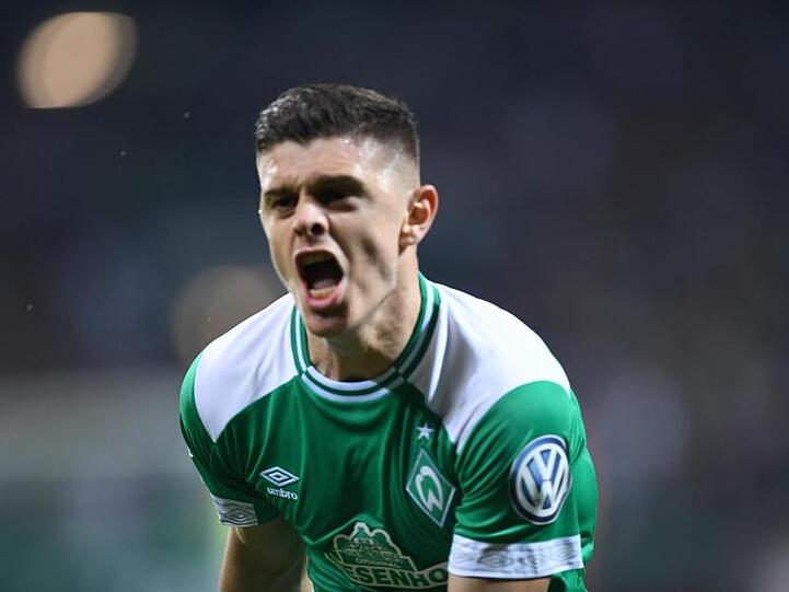 Bremens Milot Rashica jubelt nach dem Ausgleichstor zum 1:2.