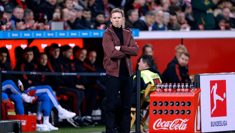 Wurde im M&auml;rz 2023 nach einer Niederlage in Leverkusen entlassen: Trainer Julian Nagelsmann.