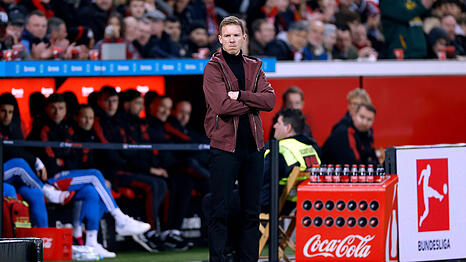 Wurde im M&auml;rz 2023 nach einer Niederlage in Leverkusen entlassen: Trainer Julian Nagelsmann.