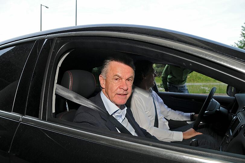 Auch Ottmar Hitzfeld kam in die Allianz Arena