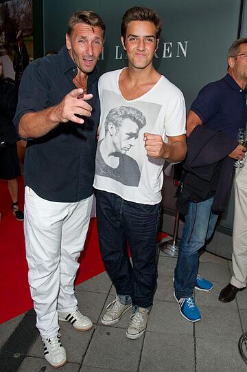 Mark Keller und Sohn Aaaron