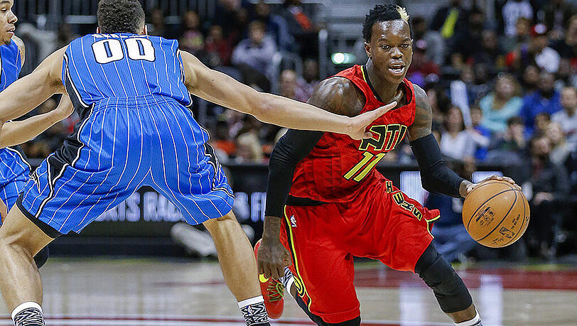Die Atlanta Hawks mit Dennis Schröder schlagen die Indiana Pacers. Die Atlanta Hawks mit Dennis Schröder schlagen die Indiana Pacers.
