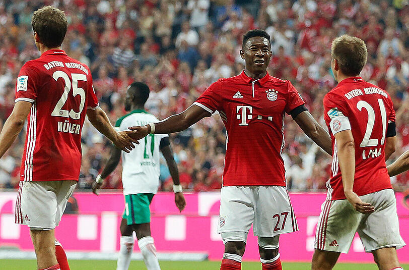 Auf dieses Trio muss Ancelotti verzichten: Thomas Müller, David Alaba und Philipp Lahm sind krank.
