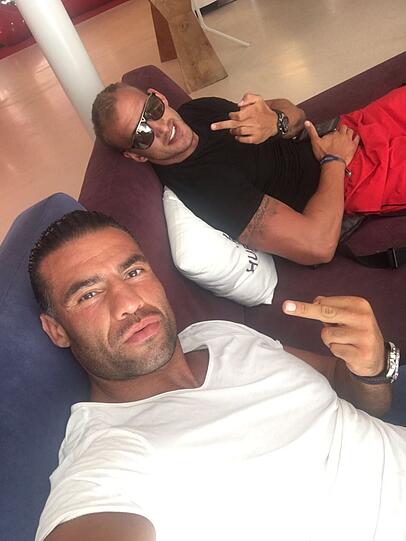 Bad boys: Manuel Charr und Mario Daser