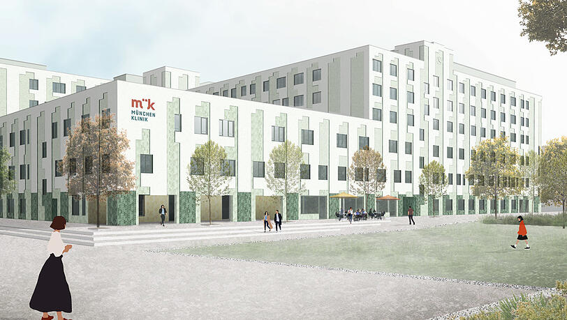 Teile der Dachflächen im neuen Klinikgebäude in Harlaching sollen für Patienten und Klinikpersonal geöffnet werden, damit auch die zwischendurch Luft schnappen können. Teile der Dachflächen im neuen Klinikgebäude in Harlaching sollen für Patienten und Klinikpersonal geöffnet werden, damit auch die zwischendurch Luft schnappen können.