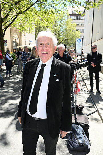 Auch Klatschreporter-Legende Michael Graeter war unter den G&auml;sten.