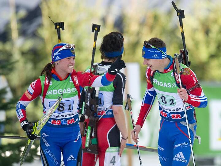 Die Russen Swetlana Slepzowa und Jewgeni Ustjugow haben Doping immer bestritten.