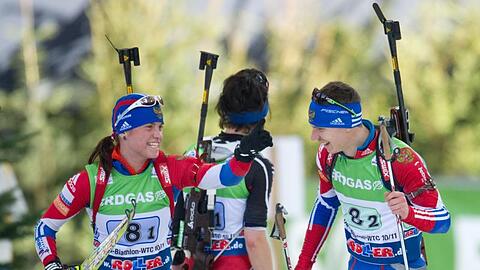 Die Russen Swetlana Slepzowa und Jewgeni Ustjugow haben Doping immer bestritten.