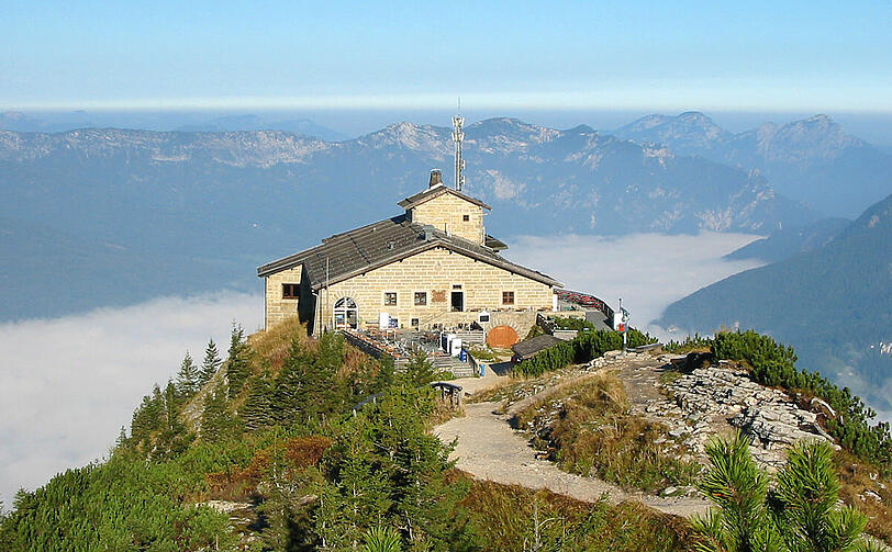 Einst Hitlers Protz-Bunker, heute Hotel: Das Kehlsteinhaus am Obersalzberg.