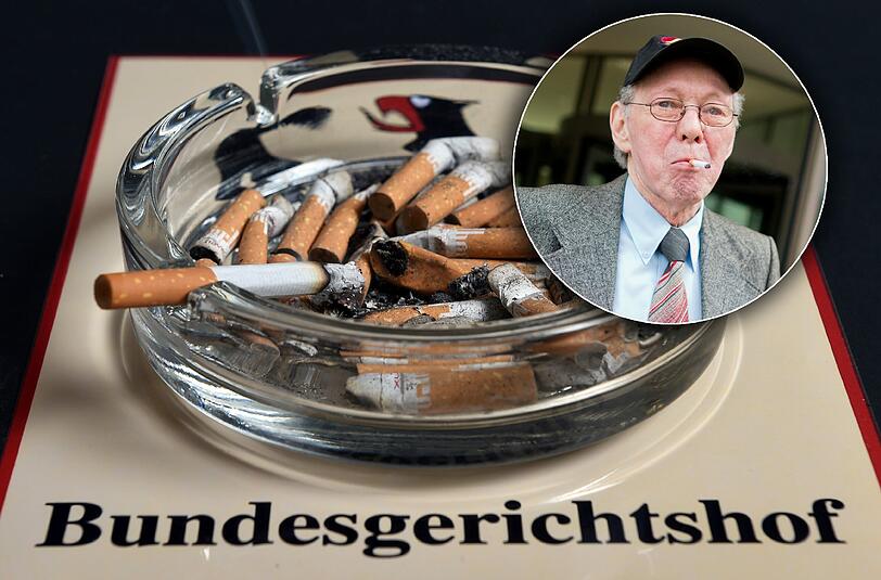 Der Bundesgerichtshof entscheidet, ob Raucher Friedhelm Adolfs aus seiner Wohnung ausziehen muss.