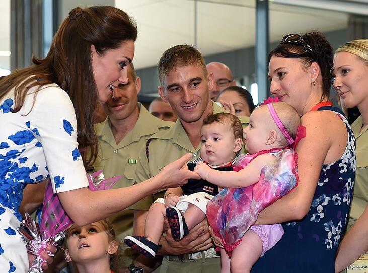 William und Kate haben das australische Militär besucht. Die Bilder.