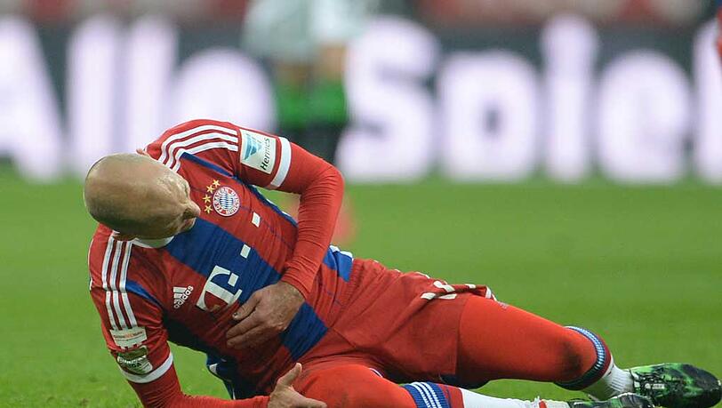 Zog sich am Ende der Saison eine Bauchmuskelverletzung zu: Arjen Robben. Zog sich am Ende der Saison eine Bauchmuskelverletzung zu: Arjen Robben.