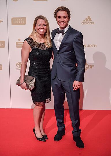Der nordische Kombinierer Fabian Riessle und seine Freundin Sandra Ringwald.