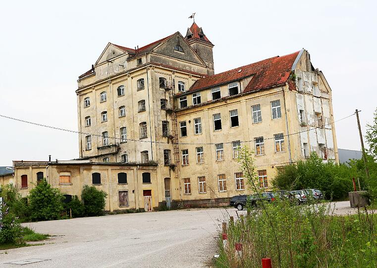 Zeugnis vergangener wirtschaftlicher Größe: das ehemalige Diamalt-Werk.