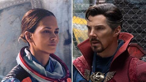 Da schauen sie bedröppelt: Weder "Moonfall" mit Halle Berry noch "Doctor Strange in the Multiverse of Madness" mit Benedict Cumberbatch wussten zu überzeugen.