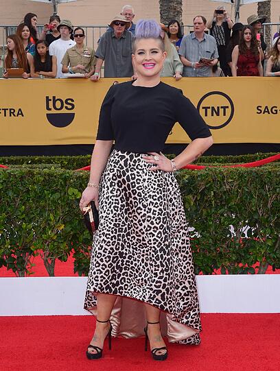 Vom Scheitel bis zur Sohle - wie gewohnt - ein Desaster: Kelly Osbourne.