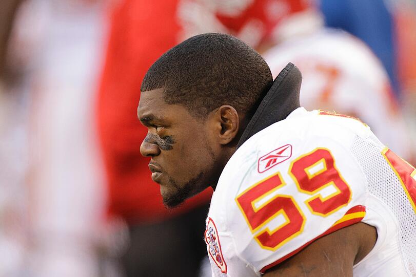 Er ermordete seine Freundin, ehe er sich selbst erschoss: American-Football-Star Jovan Belcher, Linebacker der Kansas City Chiefs.
