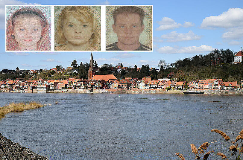 Im Fall der verschwundenen Familie aus Drage prüft die Polizei einen Zusammenhang mit einer in der Elbe bei Lauenburg gefundenen Leiche.