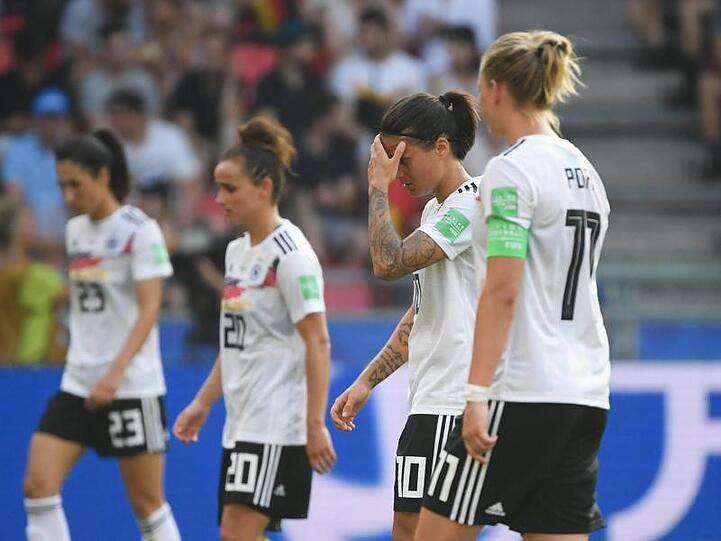 Dzsenifer Marozsan wurde nach der Pause eingewechselt, konnte aber kaum Akzente setzen.