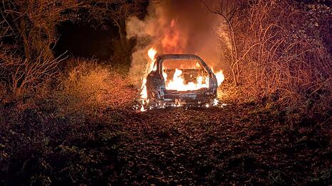 Ein Audi hat im Landkreis Landshut gebrannt. Sechs Stunden waren die Feuerwehrleute am Einsatzort beschäftigt.