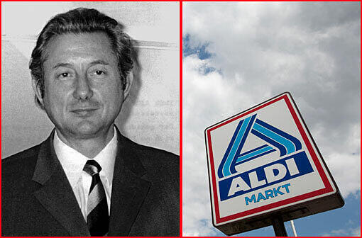 PLATZ 2: Gemeinsam mit seinem Bruder gründete Theo Albrecht (Foto) den Billig-Supermarkt Aldi - und machte seine Söhne nach seinem Tod zu den zweitreichsten Deutschen. Berthold und Theo Albrecht junior sitzen im Aldi-Verwaltungsrat und verfügen über das Familienvermögen in Höhe von unfassbaren 16 Milliarden Euro.