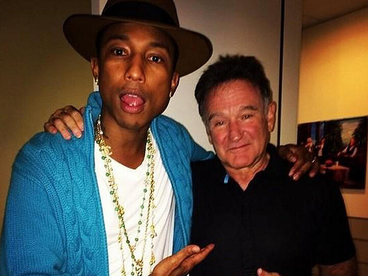 Auch Pharell Williams trauert um sein Idol Robin Williams