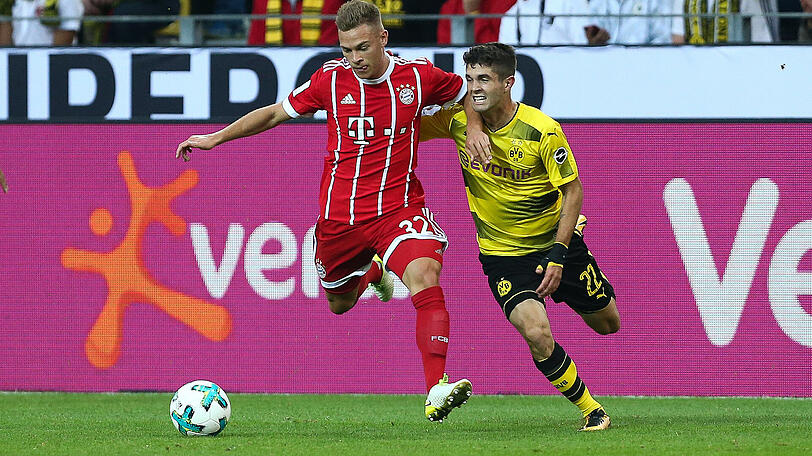 Joshua Kimmich: Note 2. Erst eine Woche im Training und schon als Rechtsverteidiger gefordert. Er wollte sich beweisen. Bei Ballbesitz als Rechtsaußen mit Tordrang! Guter Antritt samt scharfer Hereingabe zum 1:1, seine Arbeit am 2:2 war ein Akt des Willens. Seine Flanken sind zum Teil vorzüglich, manchmal noch unterlegen in Defensivzweikämpfen. Verschoss aber seinen Elfer.