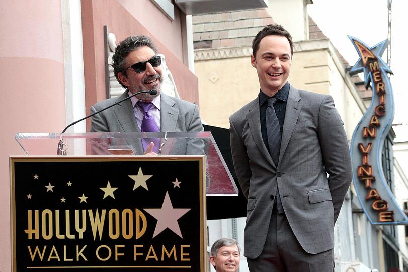 Jim Parsons mit "The Big Bang Theory"-Produzent Chuck Lorre