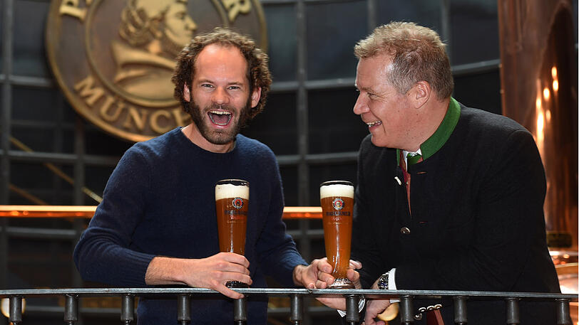 Verstehen sich gut: Maxi Schafroth (l.), neuer Fastenprediger am Nockherberg, und Paulaner-Chef Andreas Steinfatt.