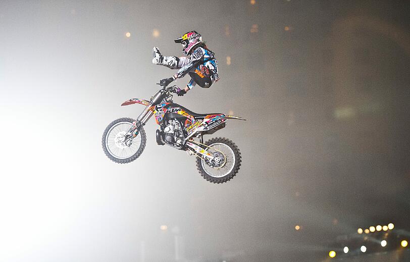 Die X-Fighters im Olympiastadion: Spektakuläre Fotos