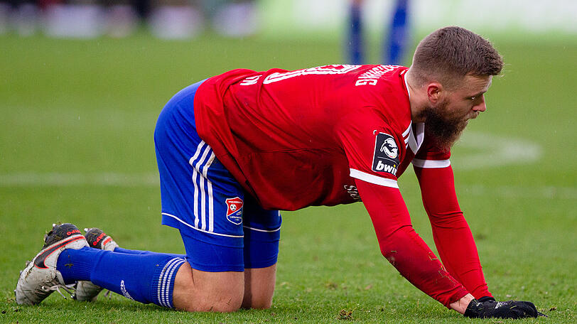 Wenig Tore, kaum Punkte: Die SpVgg Unterhaching um Stephan Hain befindet sich derzeit in der Ergebniskrise.