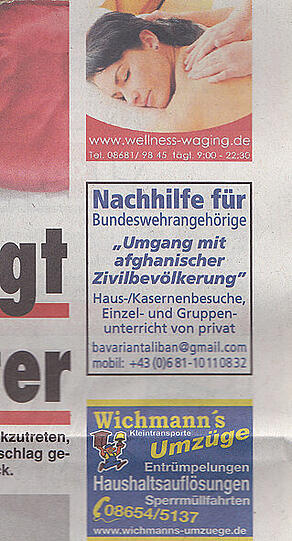Die bayerischen Taliban berichten am Sonntag im DGB-Haus von ihrer Reise durch die Heimat.