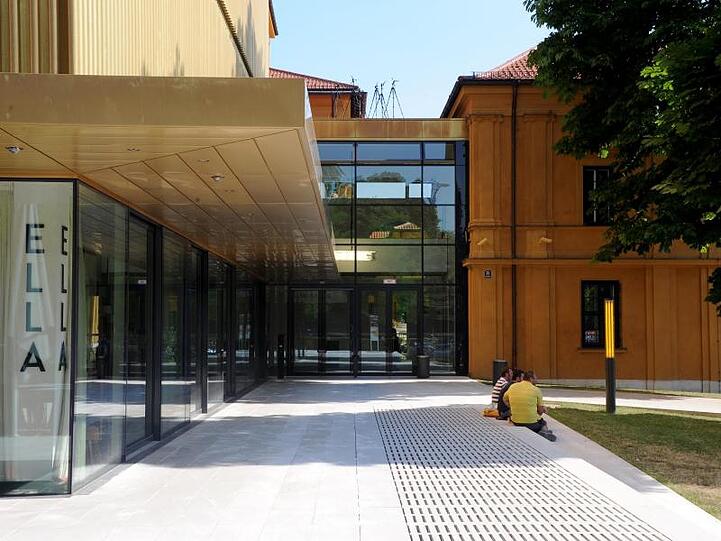 Außenaufnahme vom Lenbachhaus in München. Foto: Fabian Nitschmann/Archiv