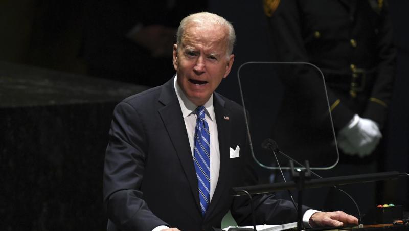 "Zusammenarbeiten wie nie zuvor": US-Präsident Joe Biden in New York.