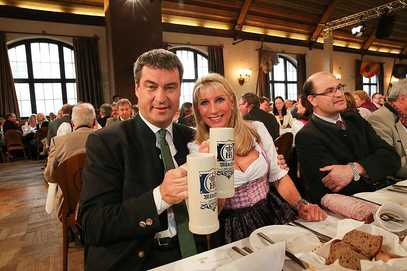 Markus Söder mit Ehefrau Karin