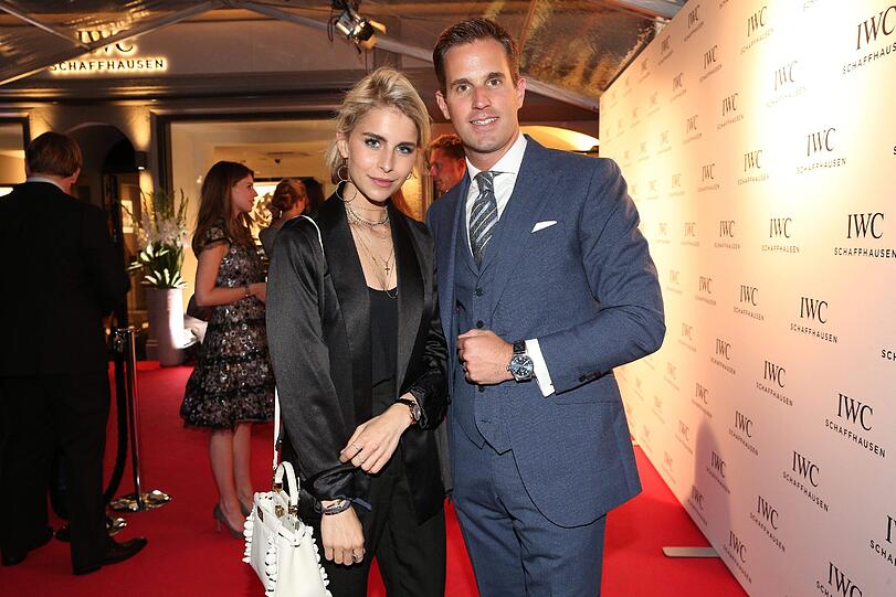 Caro Daur und Christoph Grainger-Herr (CEO IWC Schaffhausen)