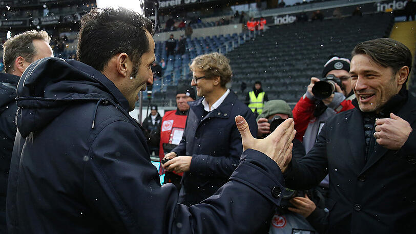 Arbeiten künftig zusammen: Bayern-Sportdirektor Hasan Salihamidzic (l.) und der designierte Trainer Niko Kovac.