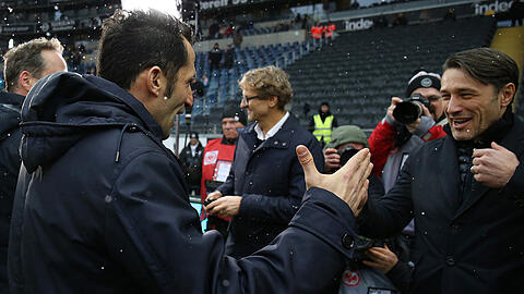 Arbeiten künftig zusammen: Bayern-Sportdirektor Hasan Salihamidzic (l.) und der designierte Trainer Niko Kovac.