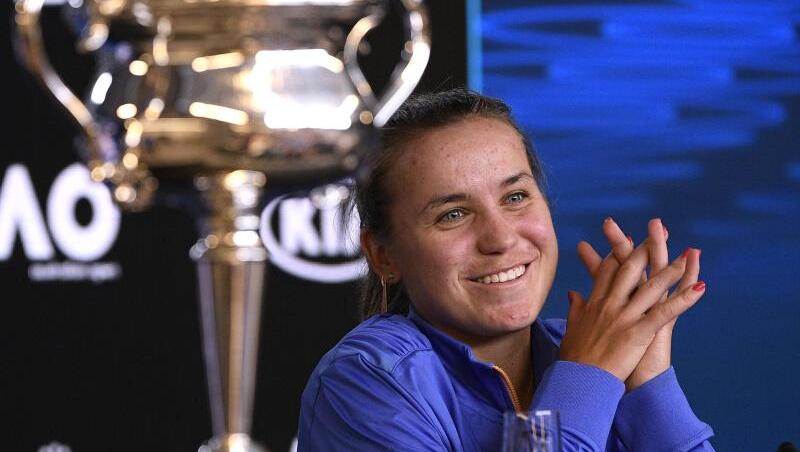 Hat sich einen Traum erfüllt: Sofia Kenin, Australian-Open-Siegerin. Hat sich einen Traum erfüllt: Sofia Kenin, Australian-Open-Siegerin.