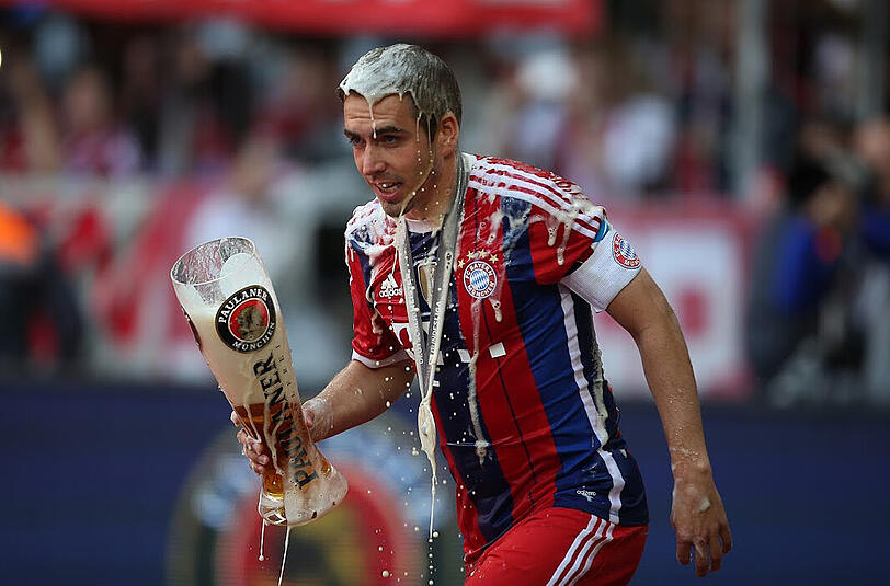 Es war Kapitän Philipp Lahm. 2014 feierte er seine fünfte Meisterschaft mit dem Rekordmeister.