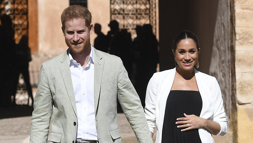 Erwarten ihr erstes gemeinsames Kind: Prinz Harry und Herzogin Meghan. Erwarten ihr erstes gemeinsames Kind: Prinz Harry und Herzogin Meghan.