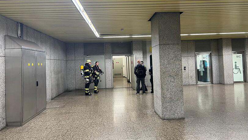 In diesem Betriebsraum kam es zur Rauchentwicklung.