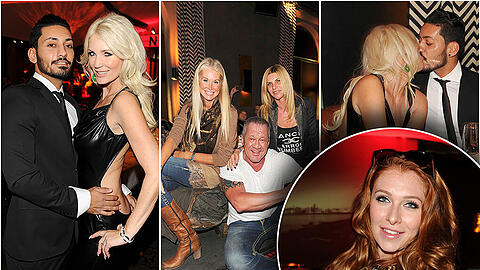 So in Love: Sarah Kern und ihr Alieu auf einer Fashion-Party in München. Außerdem dsabei: Promi Wirt Hugo Bachmaier und Georgoina Fleur. Die Bilder...