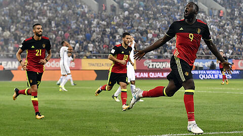 Romelu Lukaku (74.) erzielte das entscheidende 2:1 für Belgien - nur eine Minute nach dem Ausgleich der Griechen.