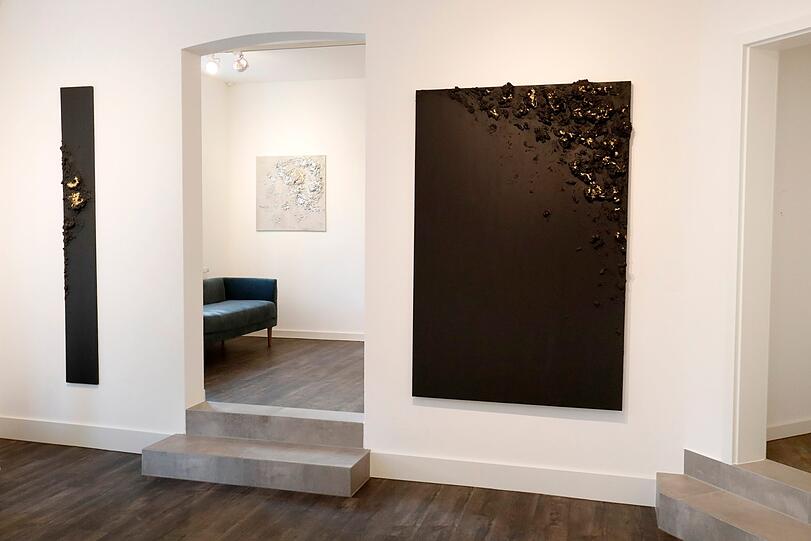 Ausstellungseröffnung von Künstlerin Casha Kellermann in der Galerie Art Signé.