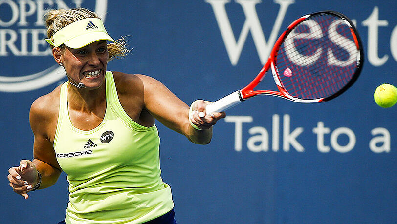 In Wuhan im Achtelfinale: Angelique Kerber. In Wuhan im Achtelfinale: Angelique Kerber.